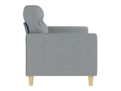 Online Sofá de 2 lugares em tecido 140 cm -claro PT560285 Cinzento