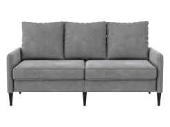 Sale Dorel Home Sofá de 3 lugares em veludo claro Cinzento