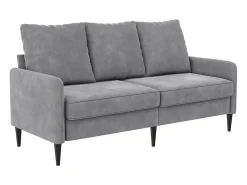 Sale Dorel Home Sofá de 3 lugares em veludo claro Cinzento