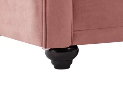 Sofá*Vente-unique Sofá de 2 lugares em veludo cor-de-rosa pastel - CHESTERFIELD Rosa claro