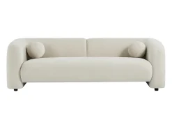 Clearance Vente-unique Sofá de 3 lugares em veludo na cor OVOTAS Bege