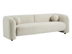 Clearance Vente-unique Sofá de 3 lugares em veludo na cor OVOTAS Bege