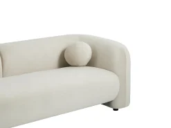 Clearance Vente-unique Sofá de 3 lugares em veludo na cor OVOTAS Bege