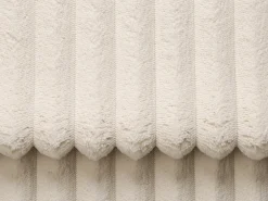 Sofá|Maison Céphy Sofá de 3 lugares em veludo canelado grosso POGNI de Bege