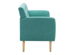 Sofá* Sofá de 3 lugares estofos de tecido 172x70x82 cm PT847030 Verde