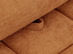 Sofá*Vente-unique Sofá de 2 lugares função avança-recua em tecido texturizado APOLIU Terracota
