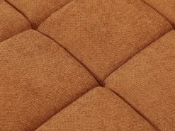 Sofá*Vente-unique Sofá de 2 lugares função avança-recua em tecido texturizado APOLIU Terracota