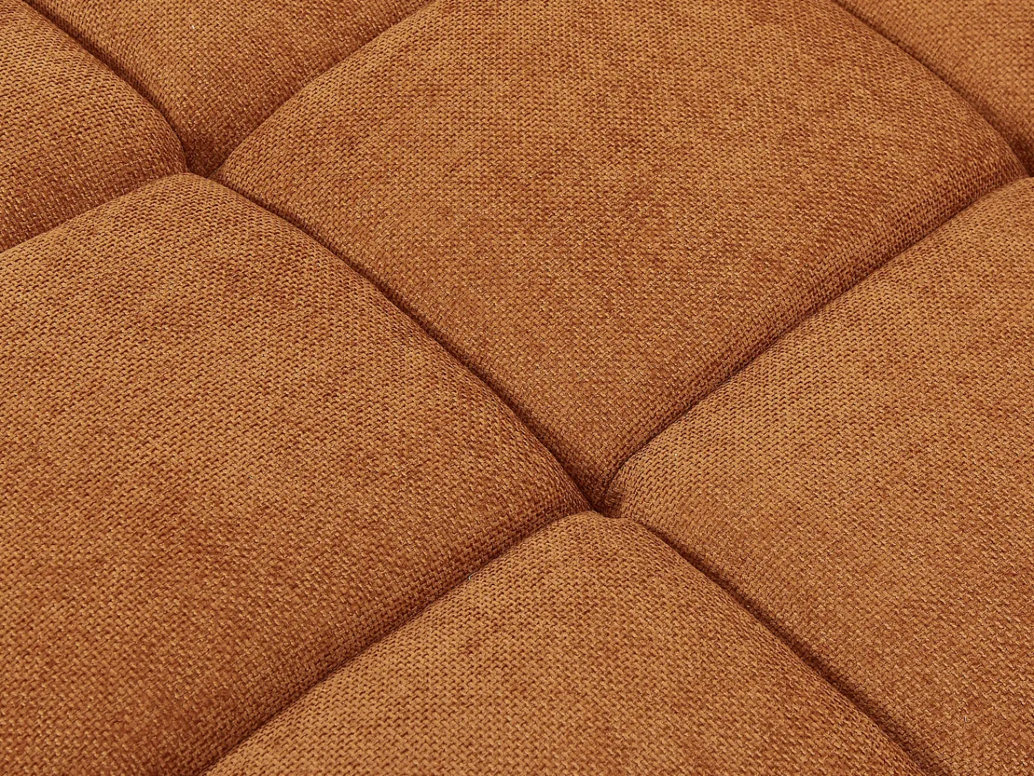 Sofá*Vente-unique Sofá de 2 lugares função avança-recua em tecido texturizado APOLIU Terracota