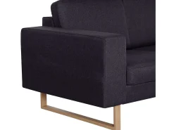 Helloshop26 Sofá de 2 lugares para sala de estar decoração de interiores tecido 02_0019034^ Sofá