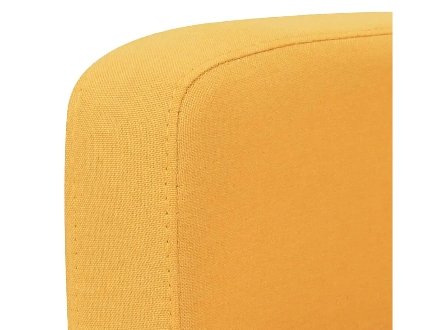 Sofá*Helloshop26 Sofá de 2 lugares para sala de estar sala de TV casa uso interno 135 x 65 x 76 cm 02_0020022 Amarelo