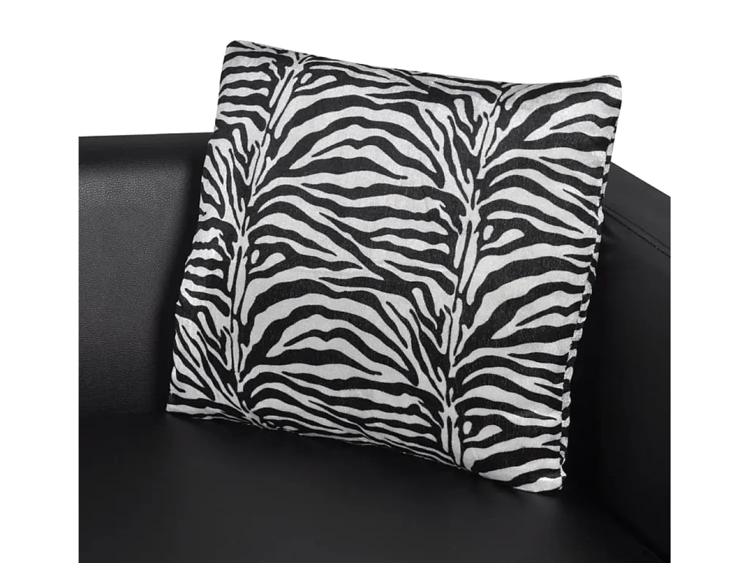 Sofá|Helloshop26 Sofá de 2 lugares para sala de estar decoração de interiores couro sintético 02_0018926 Preto