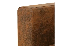 Sofá|Helloshop26 Sofá de 2 lugares para sala de estar decoração de interiores 137 x 73 x 82 cm couro sintético tipo camurça 02_0020772 Multicor