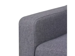 Sofá|Helloshop26 Sofá de 2 lugares para sala de estar sala de TV decoração de interiores tecido cinza 02_0018847 Cinzento