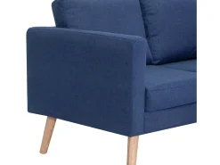 Helloshop26 Sofá de 2 lugares para sala de estar sala de TV decoração de interiores tecido 02_0020072^ Sofá
