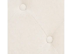 Sofá*Helloshop26 Sofá de 2 lugares para sala de estar sala de TV decoração de interiores tecido creme 02_0020197 Branco