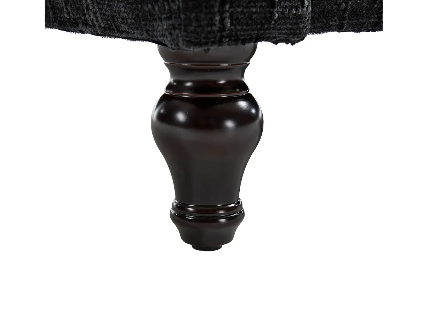Sofá* Sofá de 2 lugares - Sofá reto com compartimento de arrumação e iluminação LED - Porta de carregamento USB e pernas de madeira Preto