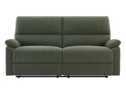 Online Vente-unique Sofá de 3 lugares relax elétrico veludo cotelê LUNANO Verde