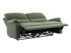Online Vente-unique Sofá de 3 lugares relax elétrico veludo cotelê LUNANO Verde