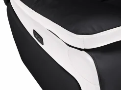 Sofá|Vente-unique Sofá de 2 lugares relax elétrico em pele Preto e branco - ANGELIQUE Preto / Branco