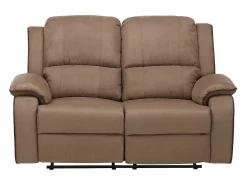 Sofá|Vente-unique Sofá de 2 lugares relax em microfibra - - HERNANI Taupe
