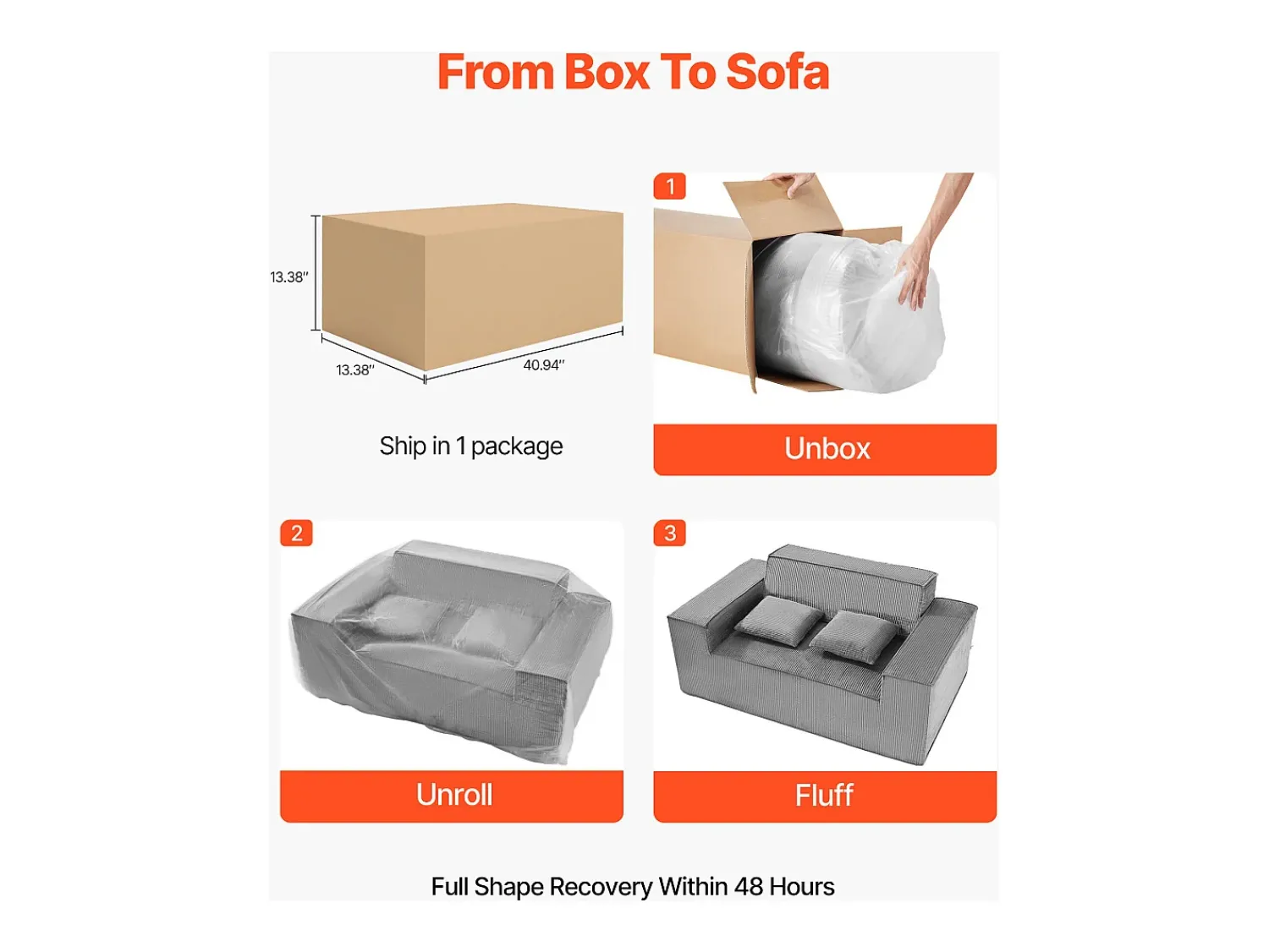 Sofá de 2 Lugares SucceBuy 160cm, Sofá Moderno em Veludo Cotelê com Molas Encapotadas, Almofadas Confortáveis para Sala, Escritório ou Apartamento, Cinza^ Sofá