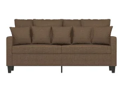 Sofá* Sofá de 2 lugares tecido 140 cm PT550012 Castanho