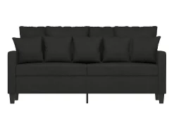 Sofá| Sofá de 2 lugares tecido 140 cm PT122431 Preto