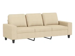Sofá de 3 lugares tecido 180 cm cor PT487473^ Sofá