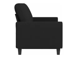 Sofá* Sofá de 3 lugares tecido 180 cm PT428434 Preto