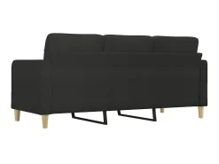 Online Sofá de 3 lugares tecido 180 cm PT592088 Preto