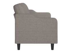 Sofá| Sofá de 3 lugares tecido 180 cm cinzento-acastanhado PT840368 Taupe