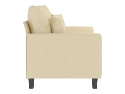 Sofá| Sofá de 2 lugares tecido 120 cm cor PT892662 Creme