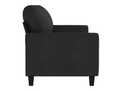 Sofá| Sofá de 3 lugares tecido 180 cm PT676284 Preto