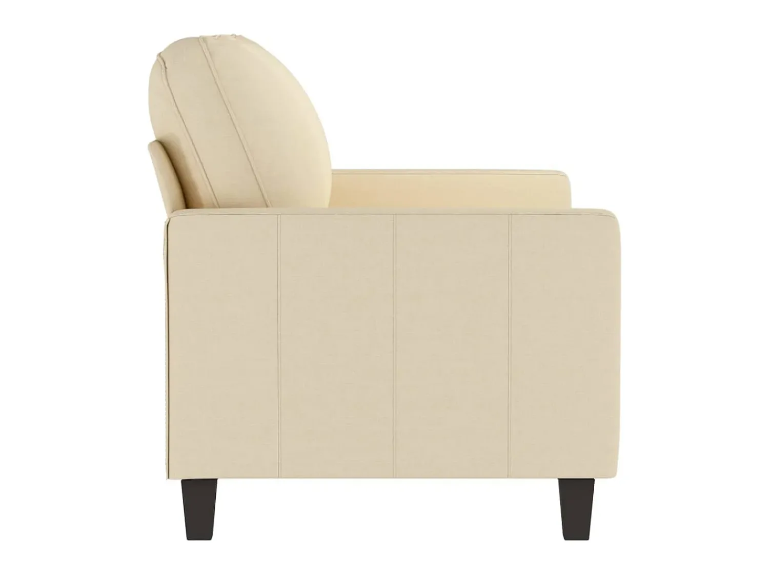 Sofá| Sofá de 2 lugares tecido 120 cm cor PT425398 Creme