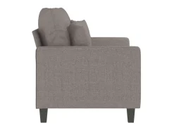 Sofá| Sofá de 2 lugares tecido 120 cm cinzento-acastanhado PT755045 Taupe