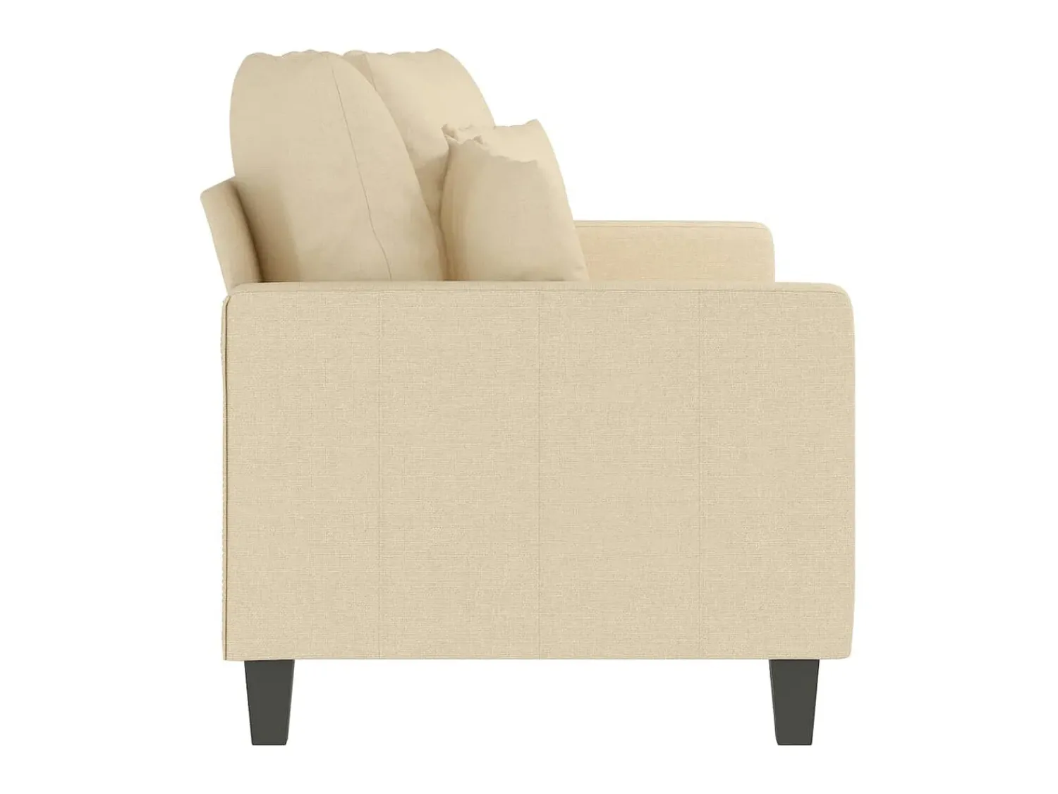 Online Sofá de 2 lugares tecido 140 cm cor PT433416 Creme