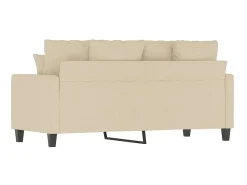Online Sofá de 2 lugares tecido 140 cm cor PT433416 Creme