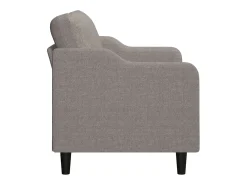Sofá* Sofá de 2 lugares tecido 140 cm cinzento-acastanhado PT468950 Taupe