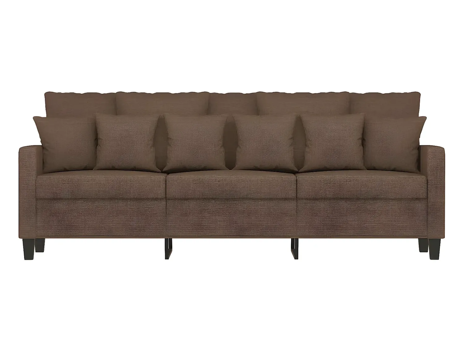 Sofá de 3 lugares tecido 180 cm PT834787^ Sofá