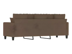 Sofá de 3 lugares tecido 180 cm PT834787^ Sofá