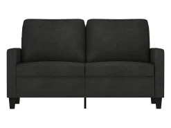 Sofá* Sofá de 2 lugares tecido 120 cm PT759035 Preto