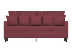 Sofá de 2 lugares tecido 140 cm tinto PT316642^ Sofá