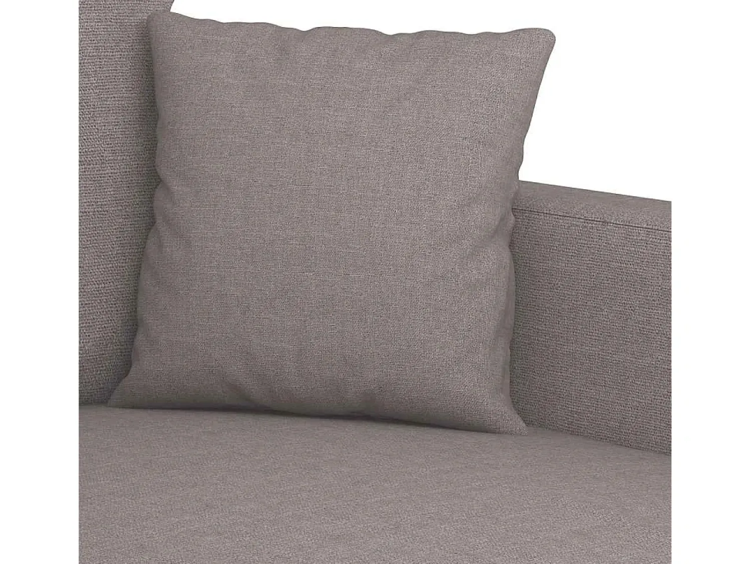 Sofá*vidaxl Sofá de 2 lugares tecido 140 cm cinzento-acastanhado Taupe