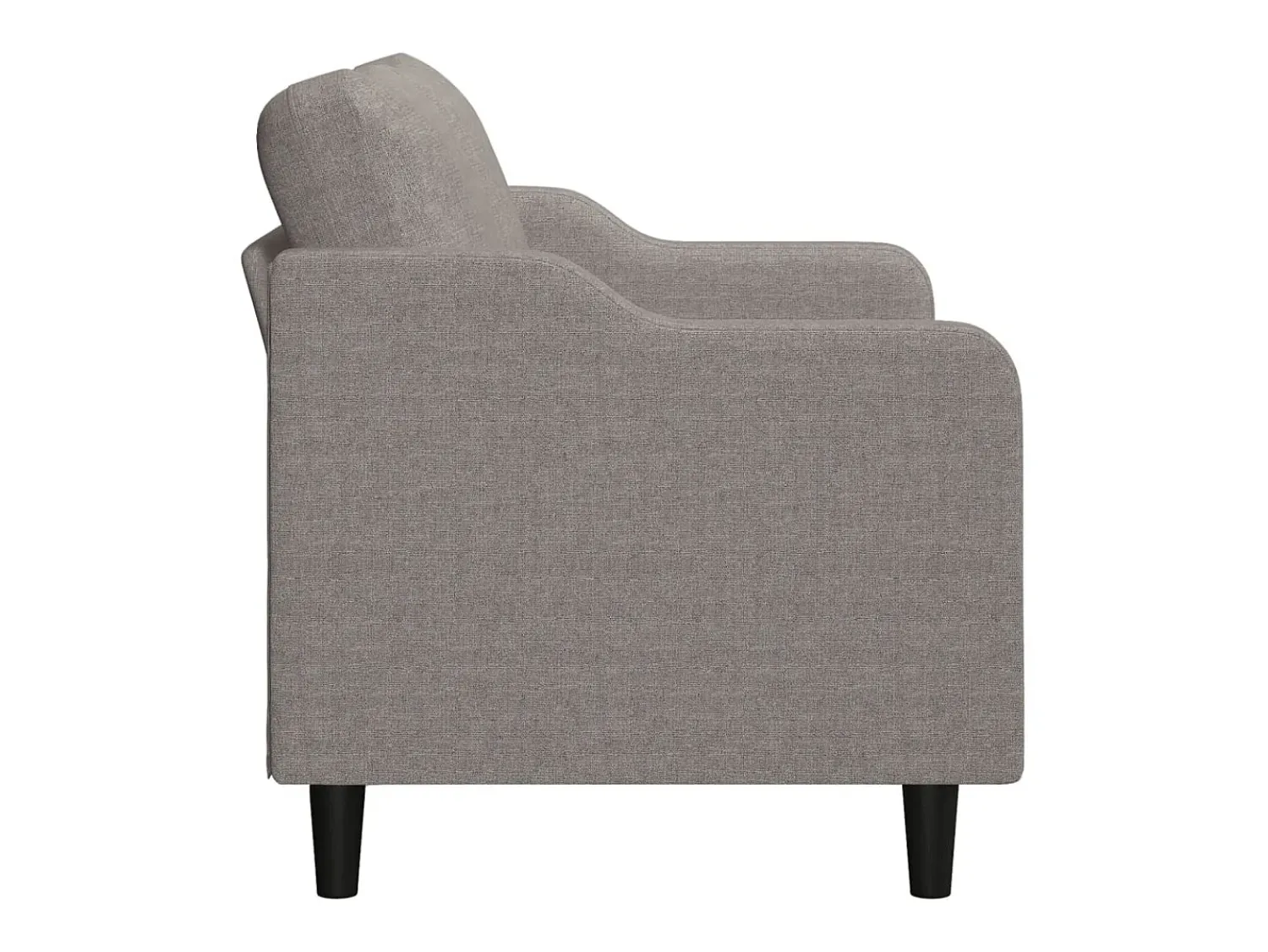 Sofá|vidaxl Sofá de 2 lugares tecido 120 cm cinzento-acastanhado Taupe