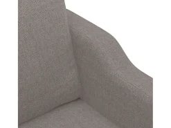 Sofá|vidaxl Sofá de 2 lugares tecido 120 cm cinzento-acastanhado Taupe