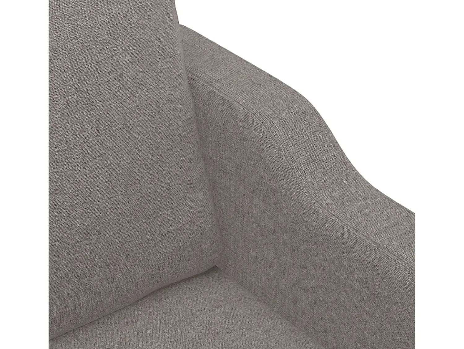 Sofá|vidaxl Sofá de 2 lugares tecido 120 cm cinzento-acastanhado Taupe