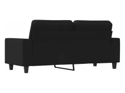 Sofá| Sofá de 2 lugares tecido 140 cm PT945002 Preto