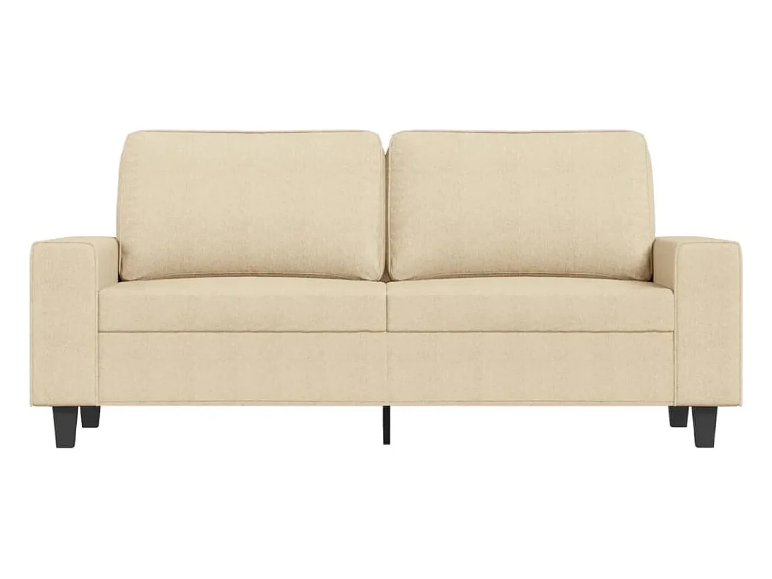 Best Sofá de 2 lugares tecido 140 cm cor PT145661 Creme