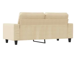 Best Sofá de 2 lugares tecido 140 cm cor PT145661 Creme