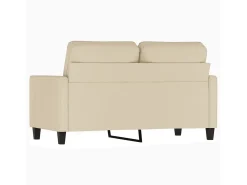 vidaxl Sofá de 2 lugares tecido 120 cm cor^ Sofá